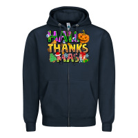 Navy holiday fusion art Zipper Hoodie - CowhideDigitalArt