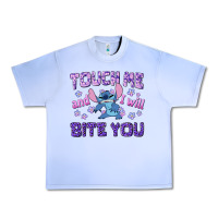 Grape Ice touch me and i will bite you Urban Heavy Tee - texasbilliewilder