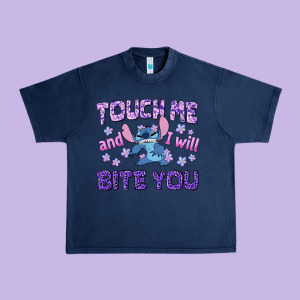 Touch Me And I Will Bite You Urban Heavy Tee Designed By Texasbilliewilder