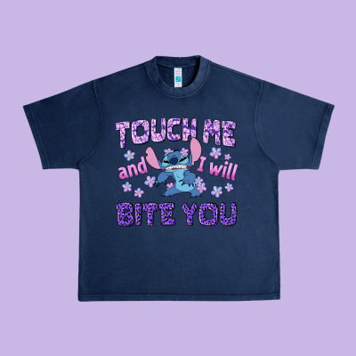 Touch Me And I Will Bite You Urban Heavy Tee Designed By Texasbilliewilder