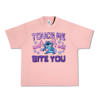 Salmon touch me and i will bite you Urban Heavy Tee - texasbilliewilder