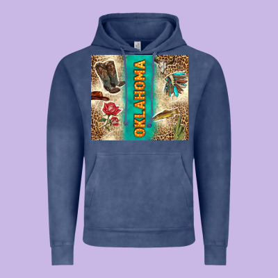 Oklahoma Vintage Hoodie Designed By Tumblerdesignbyshophia