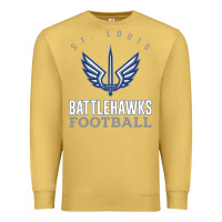 Antique Gold stl battlehawks football! xfl Premium Sweatshirt - lanVoArt