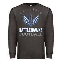 Smoke stl battlehawks football! xfl Premium Sweatshirt - lanVoArt