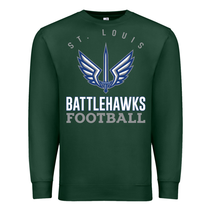 Stl Battlehawks Football! Xfl Premium Sweatshirt by lanVoArt | Teevron