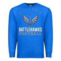 True Royal stl battlehawks football! xfl Premium Sweatshirt - lanVoArt