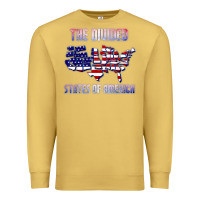 Antique Gold the divided states of america political humor usa map t shirt Premium Sweatshirt - lanVoArt