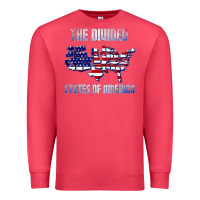 Cardinal the divided states of america political humor usa map t shirt Premium Sweatshirt - lanVoArt