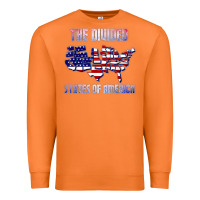 Carrot the divided states of america political humor usa map t shirt Premium Sweatshirt - lanVoArt