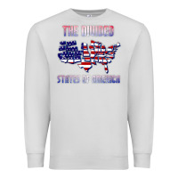 Dove Grey the divided states of america political humor usa map t shirt Premium Sweatshirt - lanVoArt