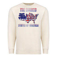 Sandshell the divided states of america political humor usa map t shirt Premium Sweatshirt - lanVoArt