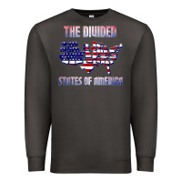 Smoke the divided states of america political humor usa map t shirt Premium Sweatshirt - lanVoArt