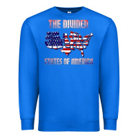 True Royal the divided states of america political humor usa map t shirt Premium Sweatshirt - lanVoArt