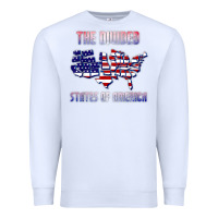 White the divided states of america political humor usa map t shirt Premium Sweatshirt - lanVoArt