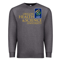 Charcoal Heather oregon health & science university (ohsu) Premium Sweatshirt - lanVoArt