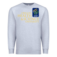 Heather Grey oregon health & science university (ohsu) Premium Sweatshirt - lanVoArt