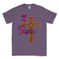 Lavender He Is Risen Leopard Classic Tee - Bettercallsaul