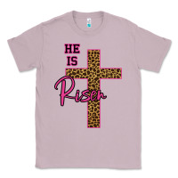 Lilac He Is Risen Leopard Classic Tee - Bettercallsaul