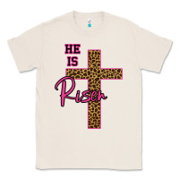 Natural He Is Risen Leopard Classic Tee - Bettercallsaul