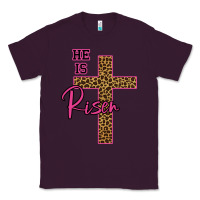 Plum He Is Risen Leopard Classic Tee - Bettercallsaul