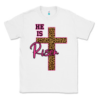 White He Is Risen Leopard Classic Tee - Bettercallsaul