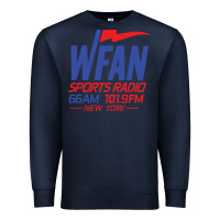 Navy wfan sports radio new york Premium Sweatshirt - lanVoArt