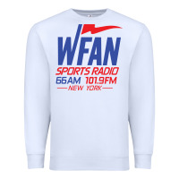 White wfan sports radio new york Premium Sweatshirt - lanVoArt