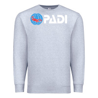 Heather Grey padi Premium Sweatshirt - lanVoArt
