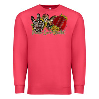 Cardinal peace love cricket Premium Sweatshirt - RacoonDesign