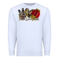 White peace love cricket Premium Sweatshirt - RacoonDesign