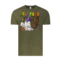 Vintage Olive Cycopath Vintage Tee - NancyCooperArtShop