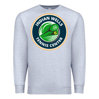 Heather Grey indian wells tennis center Premium Sweatshirt - lanVoArt