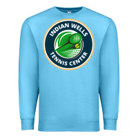 Ocean Blue indian wells tennis center Premium Sweatshirt - lanVoArt