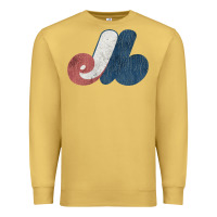Antique Gold montreal expos Premium Sweatshirt - lanVoArt