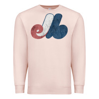 Pale Pink montreal expos Premium Sweatshirt - lanVoArt