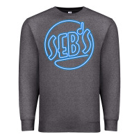 Charcoal Heather seb's   la la land Premium Sweatshirt - lanVoArt
