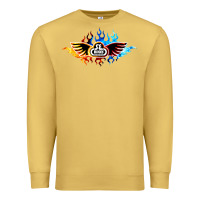 Antique Gold se bikes bmx bicycle on fire sport blue red Premium Sweatshirt - lanVoArt