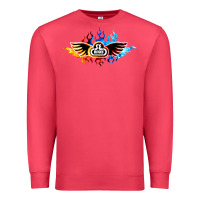 Cardinal se bikes bmx bicycle on fire sport blue red Premium Sweatshirt - lanVoArt