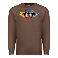 Chestnut se bikes bmx bicycle on fire sport blue red Premium Sweatshirt - lanVoArt