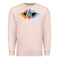 Pale Pink se bikes bmx bicycle on fire sport blue red Premium Sweatshirt - lanVoArt