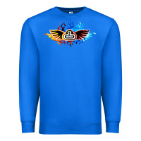True Royal se bikes bmx bicycle on fire sport blue red Premium Sweatshirt - lanVoArt