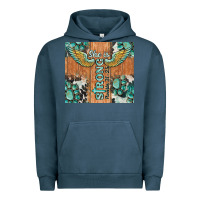 Pigment Midnight Navy she is strong tumbler Urban Hoodie - BarkalooDesign