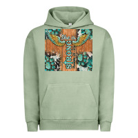 Pigment Oil Green she is strong tumbler Urban Hoodie - BarkalooDesign