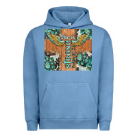 Pigment Pebble Blue she is strong tumbler Urban Hoodie - BarkalooDesign