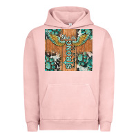 Pigment Salmon she is strong tumbler Urban Hoodie - BarkalooDesign