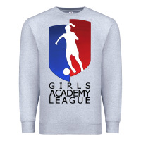 Heather Grey girls academy league Premium Sweatshirt - lanVoArt