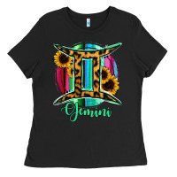 Black Gemini Ladies Tee - RanaPortraitStore