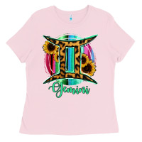 Bubblegum Pink Gemini Ladies Tee - RanaPortraitStore