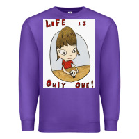 Purple life is only one Premium Sweatshirt - lanVoArt