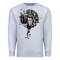 Heather Grey scout trooper Premium Sweatshirt - lanVoArt